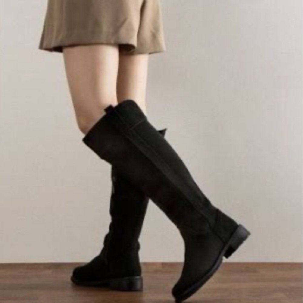 Emu Australia Hervey Black Over the Knee Boots